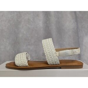 Isaac Mizrahi Live! Rosalyn Sandal White 7.5M